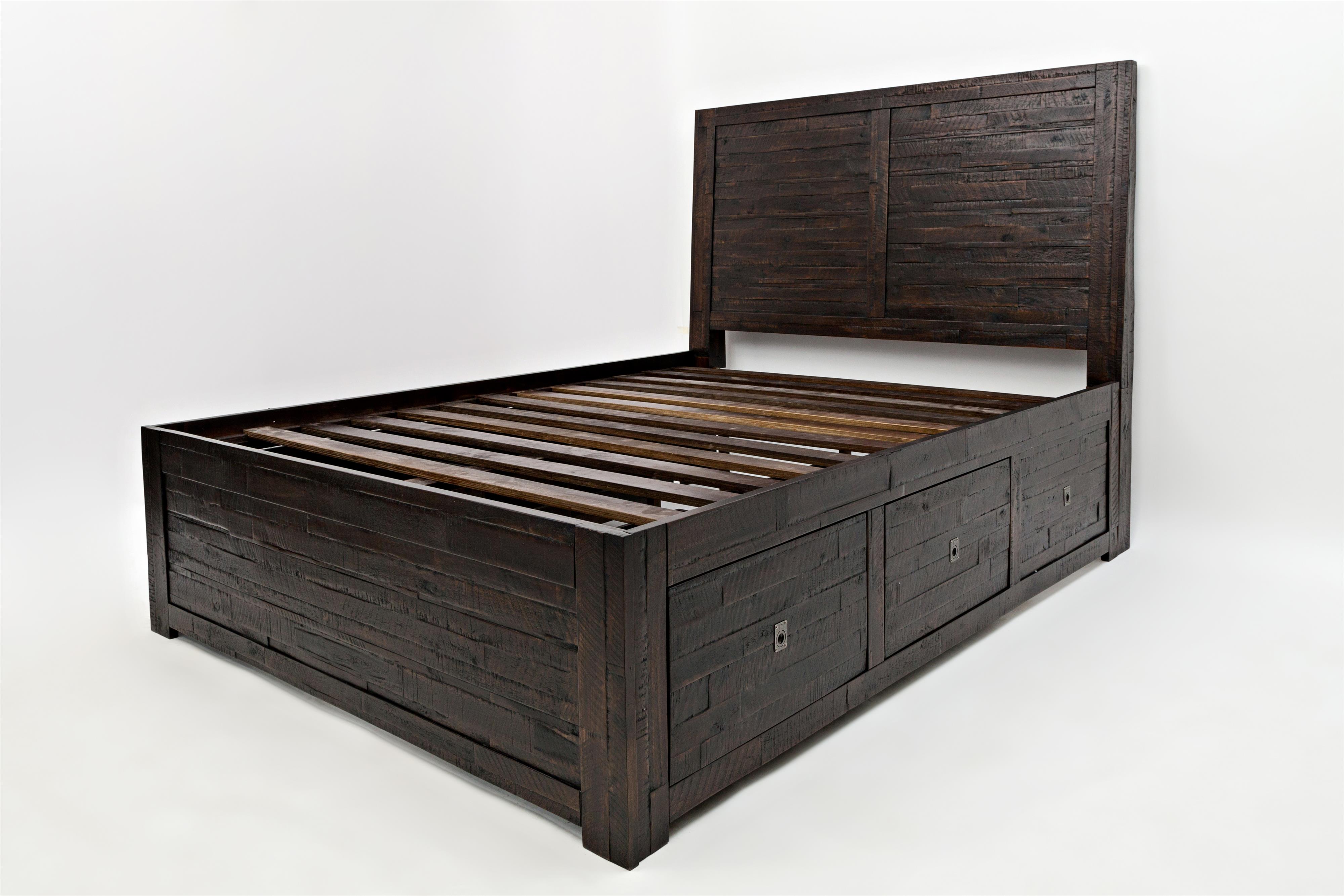 Jofran Kona Grove 70785+86+87 Queen Storage Bed Westrich Furniture